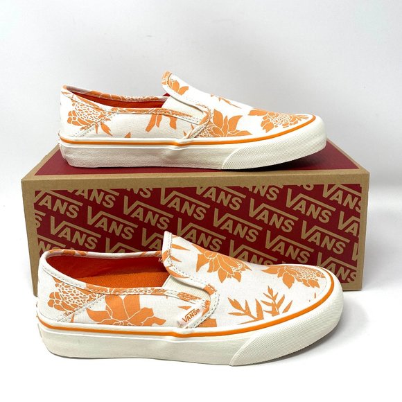 island floral slip on vans